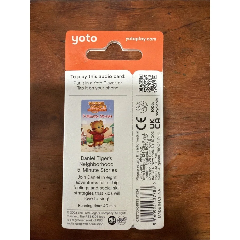 Yoto audio card